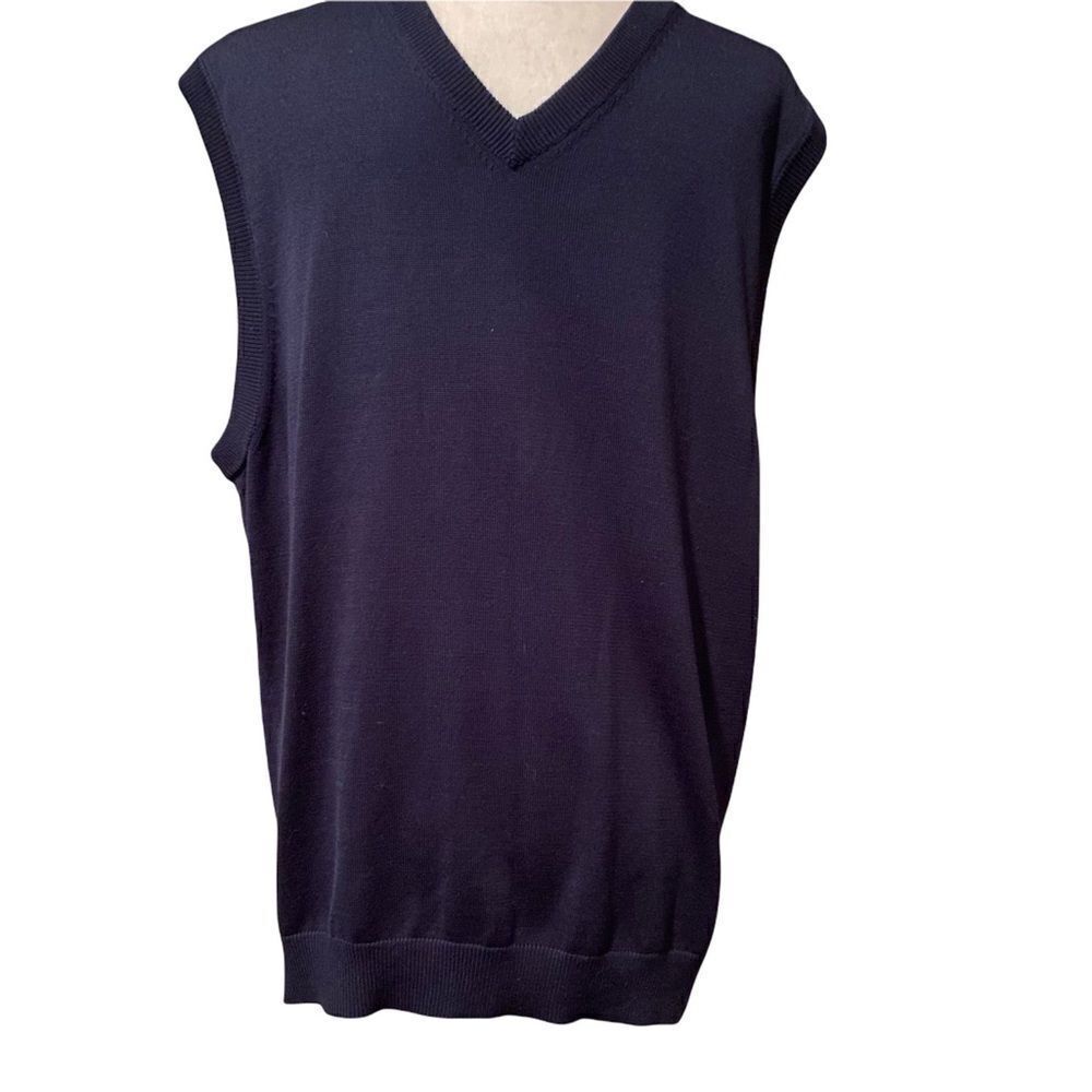 Daniel Cremieux Silk Blend Sweater Vest Size Large
